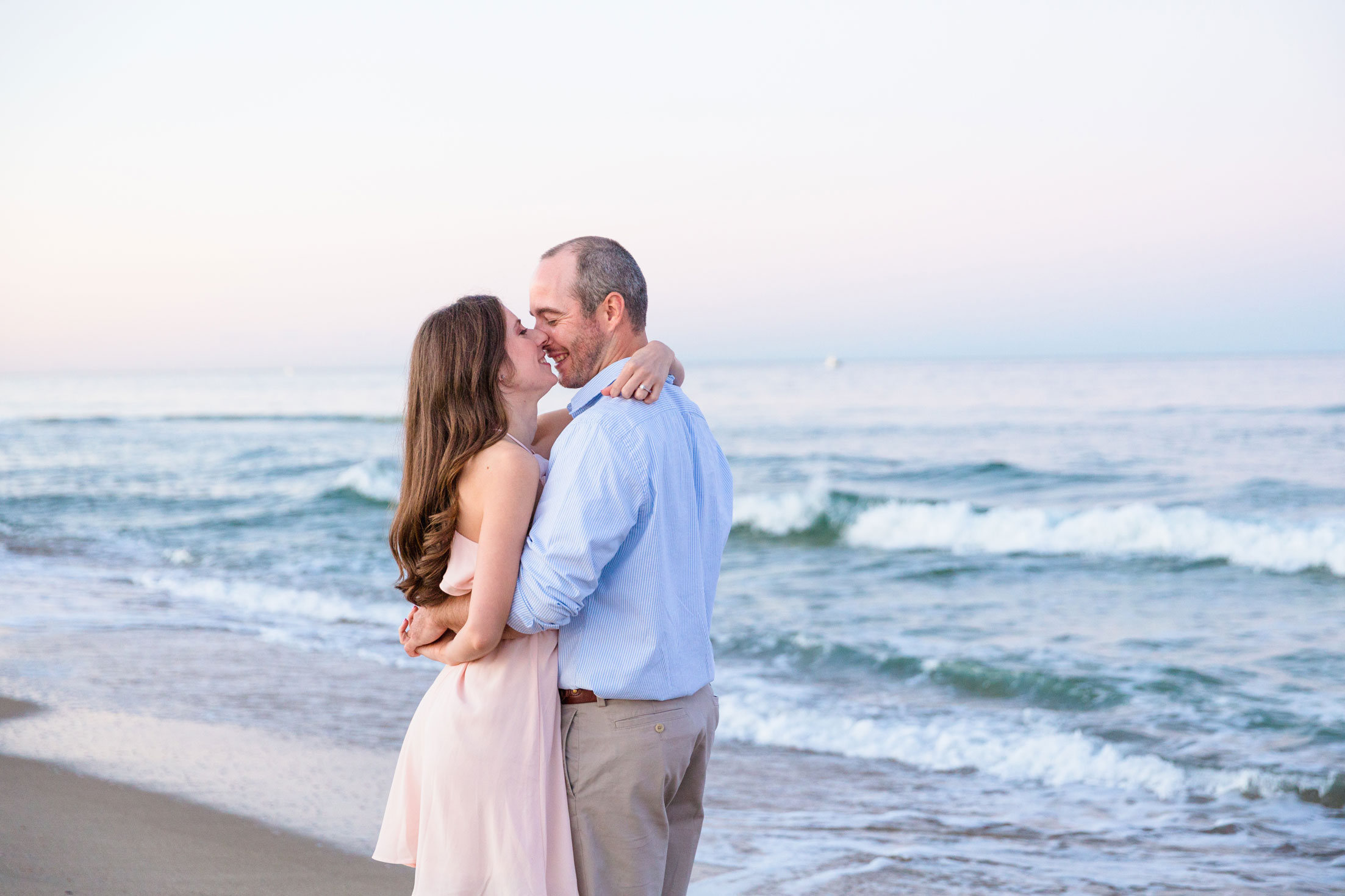 NJ Shore Engagement Photo