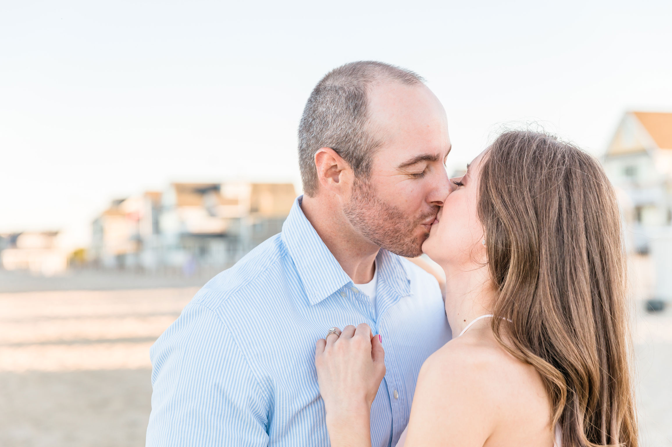 sweet couple kiss