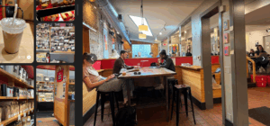 Small World Coffee is Great spot to meet up with a new networking friend. I’ve taken clients as well to chat after a session downtown. 